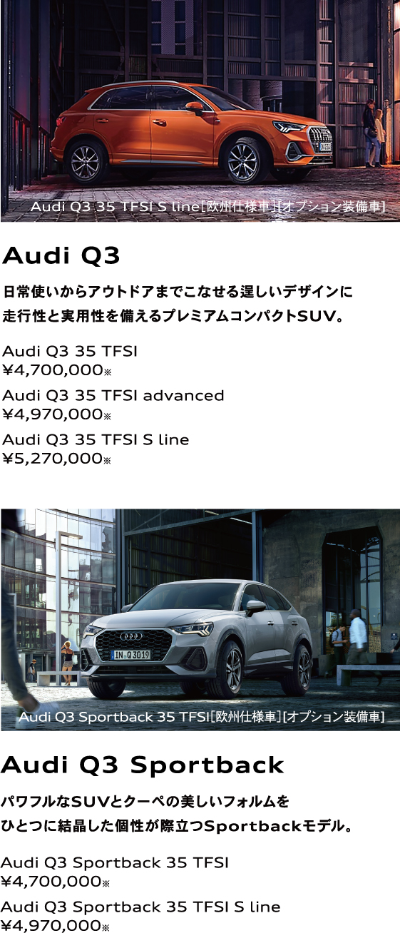 Audi Q3/Audi Q3 Sportback