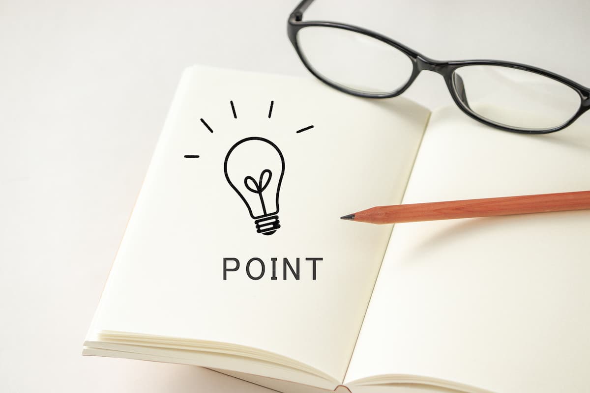 ノートとメガネ