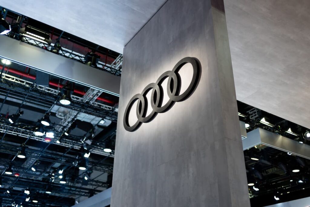 上海モーターショーに展示されたAudi車